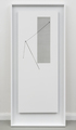 Stuart Bailes, 283 -  Δ  1658, 2011, Black and white fibre-based print, 195 x 85 cm, framed, Edition of 3, Photo: Marcus Schneider, 