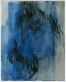 Alice Musiol, Schwarz + Blau + Grau, 2012, Ink and watercolour on paper, 30 x 24 cm, Photo: Archive, 