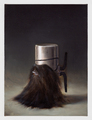 Manuele Cerutti, La folla - personaggio ottavo, 2015, Oil on linen, 40 x 30 cm, Photo: Cristina Leoncini, 