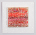 Mary Bauermeister, Untitled, 2015, Casein tempera, phosphorescent paint and straws on wood, ca. 40 x 40 x 6 cm, Photo: setform.de, 