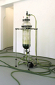 Thomas Feuerstein, Manna-Maschine III, 2009, Plankton, bioreactor, tube, pump, Dimensions variable, Photo: Hartwig Klappert, 