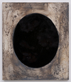 Katharina Otto, Mirror, 2011, Sawdust, graphite and oil on wood, 49 x 42 cm, Photo: Marcus Schneider, 