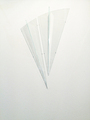 Jakob Mattner, Zwielicht (Twilight), 1979, Glass, 100 x 65 x 9 cm, Photo: Archive, 
