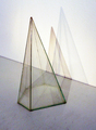 Jakob Mattner, Diamant (Diamond), 1977, Glas, paper, tape, 21 x 14 x 14 cm, Photo: Archive, 