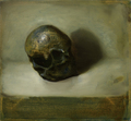 Manuele Cerutti, La testa arcaica di Apollo, 2011-2012, Oil on canvas, 25,5 x 27,5 cm, Photo: Cristina Leoncini, 