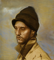 Manuele Cerutti, Portrait III, 2012, Oil on canvas, 50 x 45 cm, Photo: Cristina Leoncini, 