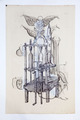 Thomas Feuerstein, IDEE, 2013, Mixing technique on paper, 61 x 44 cm, framed, Photo: Archive, 