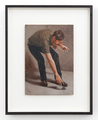 Manuele Cerutti, Riconosceri nel suo inizio, 2013, oil on wood, 46 x 37 cm, framed, Photo: Soeren Jonssen, 